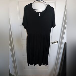 Casual Black Women's Dress